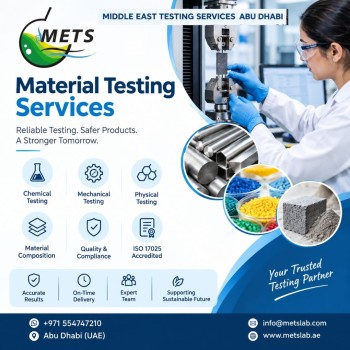 Physical Material Testing Services UAE for Product Quality Evaluation