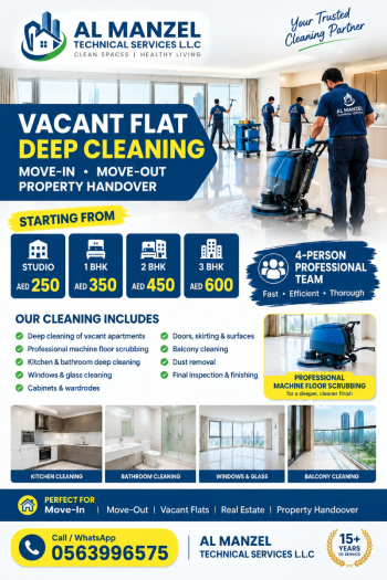 Affordable Deep Cleaning, Painting & Maintenance Services in Dubai