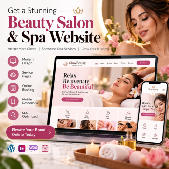 Professional Beauty Salon & Spa Website Design | Online Booking & SEO