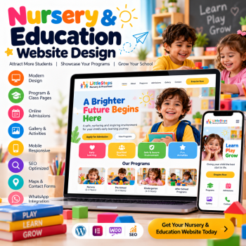 Professional Nursery & Education Website Design