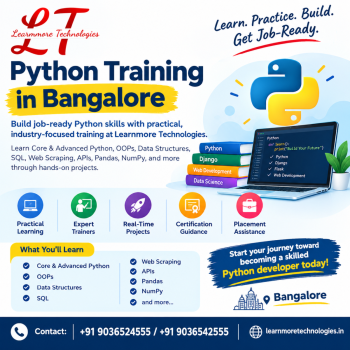 Python Training in Bangalore | Learnmore Technologies