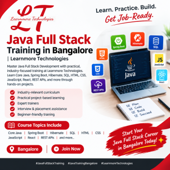 Java Full Stack Training in Bangalore | Learnmore Technologies