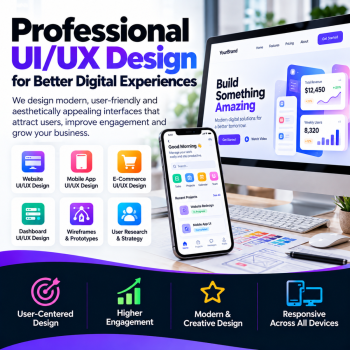 Professional UI UX Design for Better Digital Experiences