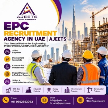 EPC Recruitment Agency UAE  AJEETS Manpower Solutions
